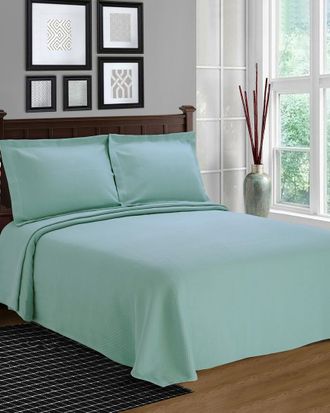 Superior Solitaire Matelasse King Cotton Bedspread