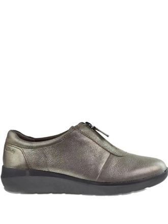 Clarks Sneakers Kayleigh Sail con zip - Grigio