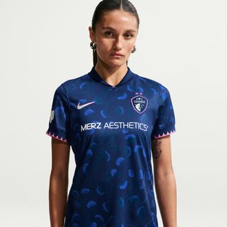 Nike North Carolina Courage Stadium Away Nike Womens Dri-FIT NWSL Replica Jersey in Blue | P35564NCCS26-BVD