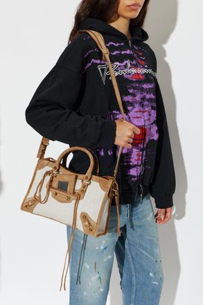 Balenciaga Le City Small Bag, Womens, Beige