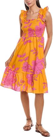 Nanette Lepore Cap Sleeve Midi Dress