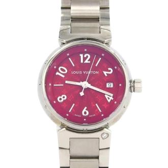 Louis Vuitton Pre-owned Roestvrijstalen Horloge - Dames - Vintage Horloges - Rood - ONE Size - Vintage