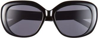 BP. Oversize Round Sunglasses in Black at Nordstrom