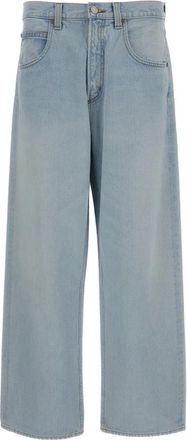 A Gold E Loose-fit Jeans - Heren - Loose Fit Jeans - Blauw - W32 - Katoen - Jeans