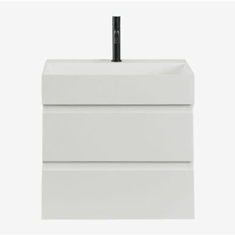 Sklum Sklum - Conjunto De Mueble De Ba&ntilde;o En Madera Y Chapa De Fresno Con Lavabo Integrado Ona