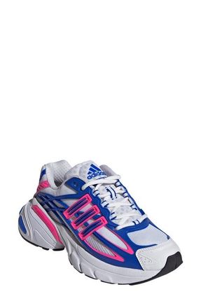 adidas Adistar Cushion XLG 2.0 Sneaker in White/Lucid Pink/Blue at Nordstrom, Size 10.5