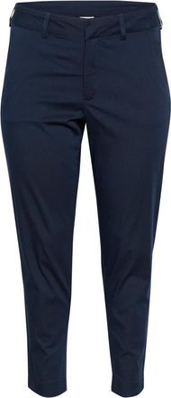 Kaffe Curve Midnight Marine Chino Broek - Dames - Chinos - Blauw - 7XL - Broeken
