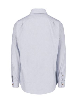 Vivienne Westwood Mens Shirts Light Blue Cotton