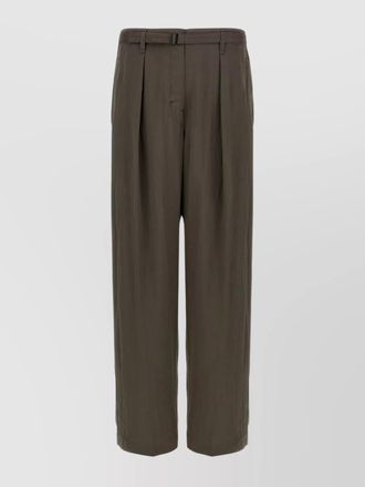 Christophe Lemaire relaxed straight-leg belted trousers