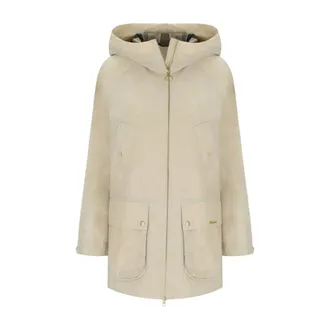 Barbour Parkas, female, Beige, Size: S Middlemarch Hooded Parka