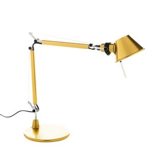 Artemide Tolomeo Micro Tischleuchte, gold gl&auml;nzend
