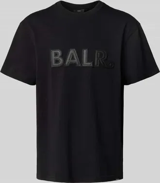 BALR. T-Shirt mit Logo und Rundhalsausschnitt in Black, Größe XXL