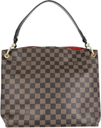Louis Vuitton Pre-owned Damier Schoudertas - Dames - Vintage Schoudertas - Bruin - ONE Size - Vintage