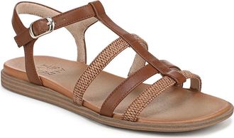 Naturalizer Julia Sandal in Toffee Brown Faux Suede at Nordstrom Rack, Size 7.5