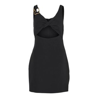 Just Cavalli Short Dresses, female, Black, Size: M Abito