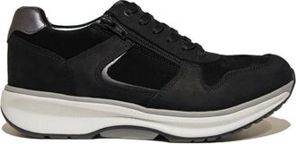Xsensible New Jersey 30150 - Dames - Sneakers - Zwart - 40 EU - Leer - Schoenen