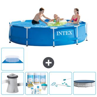 Intex Piscina Con Estructura Redonda - 305x76 Cm - 8-piezas S21171