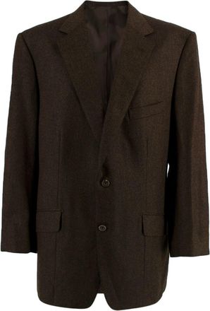 Kilgour Bespoke Tailored Brown Wool Blazer Size XXL