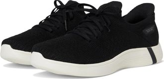 Skechers ON-THE-GO Swift 137255-BKW Sneakers Womens Black Shoes ZOGG3561