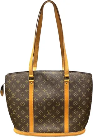 Louis Vuitton Brown Pvc Leather Tote Bag (Pre-Owned)