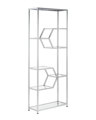 Safavieh Couture Benoit Chrome Bookcase