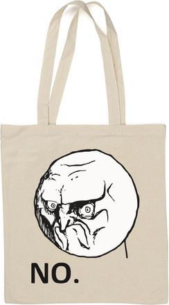 Generic Rage Comic No Meme Natural Cotton Tote Bag White