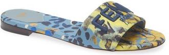 Fendi Signature Slide Sandal in Blue at Nordstrom, Size 11.5Us