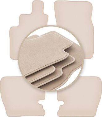 OEM Alfombrillas Beige Premium Para: Ssangyong Musso Suv 1993-2005