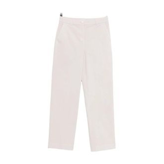 Via Masini 80 Straight Trousers, female, Beige, Size: 2XL M622Le822 Trousers