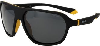 Polaroid Zwarte Plastic Zonnebril