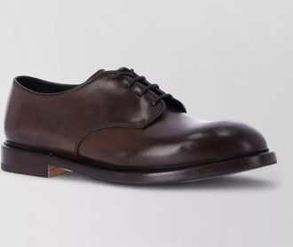 Premiata leather derby shoes