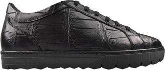 Kiton Sneakers - Heren - Sneakers - Zwart - 40 1/2 EU - Schoenen