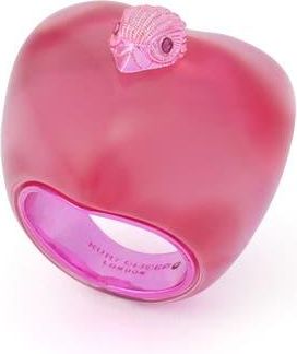 Kurt Geiger Jelly Eagle Heart Cocktail Ring in Pink at Nordstrom, Size 7