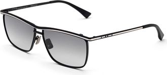 Italia Independent II 0956 009.075 Mens Sunglasses Black Size 59