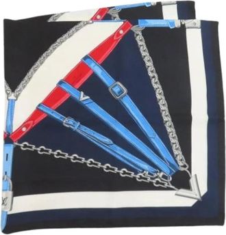 Louis Vuitton Pre-owned Vintage Zijden Sjaal - Dames - Vintage Accessoires - Veelkleurig - ONE Size - Vintage