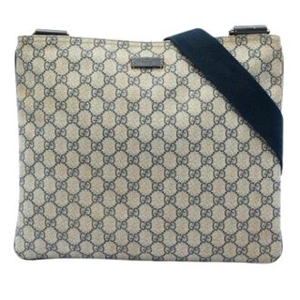 Gucci Vintage, unisex, Beige, ONE Size, Leer, Pre-owned Canvas Crossbody Bag