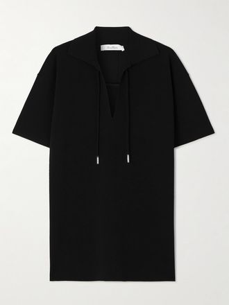 Max Mara Blusa In Jersey A Coste Poltava - Nero