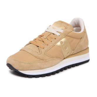 Saucony Running Shoes, female, Beige, Size: 7 US Jazz Triple Running Shoe