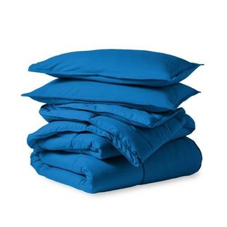 Bare Home All-Season Down Alternative Comforter Set in Medium Blue at Nordstrom, Size Full