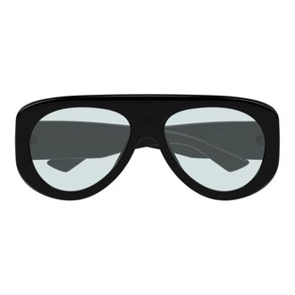 Bottega Veneta Accessoires, Dames, Zwart, ONE Size, Nylon, Pilotzonnebril