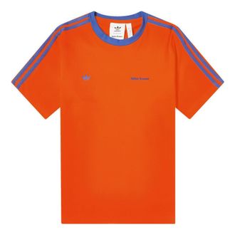 adidas x Wales Bonner T-shirt Asia Sizing Orange Blue IZ1891