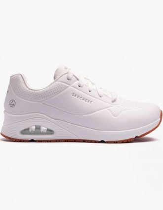 Skechers Womens Skechers Work 108021EC UNO SR Womens Occupational Trainers White - Size: 3