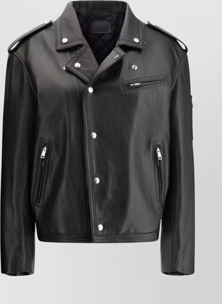 Prada urban rider leather jacket