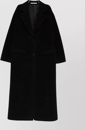 Tagliatore wool coat with notched lapel and pockets