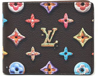 Louis Vuitton Monogram Chocolate Monogram Canvas Leather Wallet (Bi-Fold) (Pre-Owned)