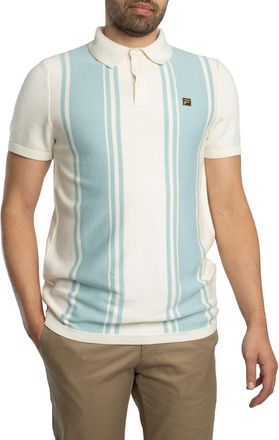 Fila Gebreid Poloshirt In Buddy Bowling-Stijl, Blauw
