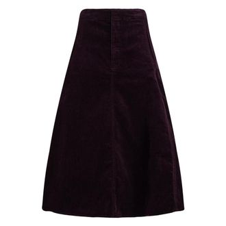 Polo Ralph Lauren Going to Velvet Trapeze - Dames - Rokken - Paars - Maat: S Velours