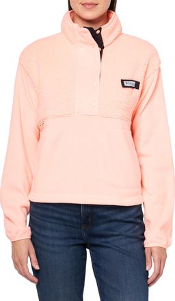 Columbia Womens PFG Open Water Fleece, Tiki Pink/Tiki Pink, Small