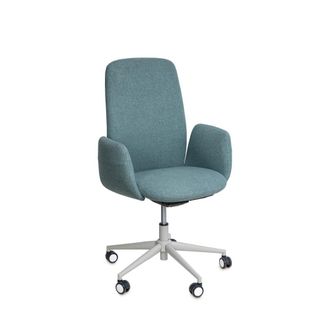 Koketto Home Silla de escritorio tapizada en menta