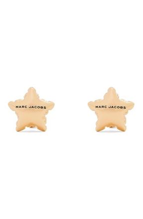 Marc Jacobs Micro Star Balloon Stud Earrings in Light Antique Gold at Nordstrom